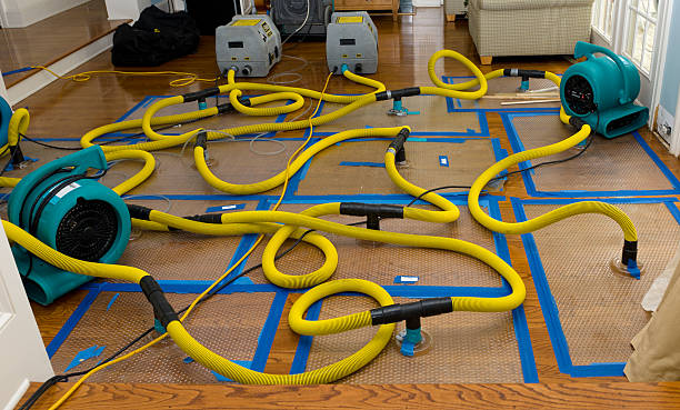 Professional Crawl Space Water Removal technician working in Morris, OK